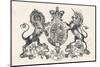 The Royal Coat of Arms of Queen Victoria-null-Mounted Photographic Print