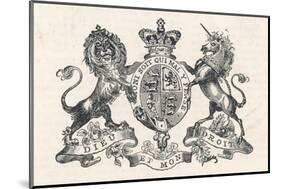 The Royal Coat of Arms of Queen Victoria-null-Mounted Photographic Print