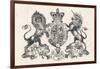 The Royal Coat of Arms of Queen Victoria-null-Framed Photographic Print