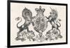 The Royal Coat of Arms of Queen Victoria-null-Framed Photographic Print