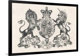 The Royal Coat of Arms of Queen Victoria-null-Framed Photographic Print