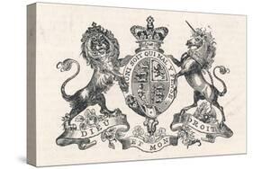 The Royal Coat of Arms of Queen Victoria-null-Stretched Canvas