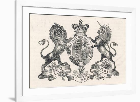 The Royal Coat of Arms of Queen Victoria-null-Framed Photographic Print