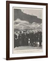 The Royal Colonial Tour, the Duke and Duchess of Cornwall at Niagara Falls, 13 October-null-Framed Giclee Print