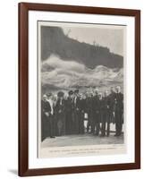 The Royal Colonial Tour, the Duke and Duchess of Cornwall at Niagara Falls, 13 October-null-Framed Giclee Print