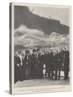 The Royal Colonial Tour, the Duke and Duchess of Cornwall at Niagara Falls, 13 October-null-Stretched Canvas