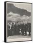 The Royal Colonial Tour, the Duke and Duchess of Cornwall at Niagara Falls, 13 October-null-Framed Stretched Canvas