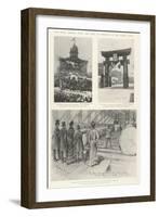 The Royal Colonial Tour, the Duke of Cornwall on the Pacific Coast-Melton Prior-Framed Giclee Print