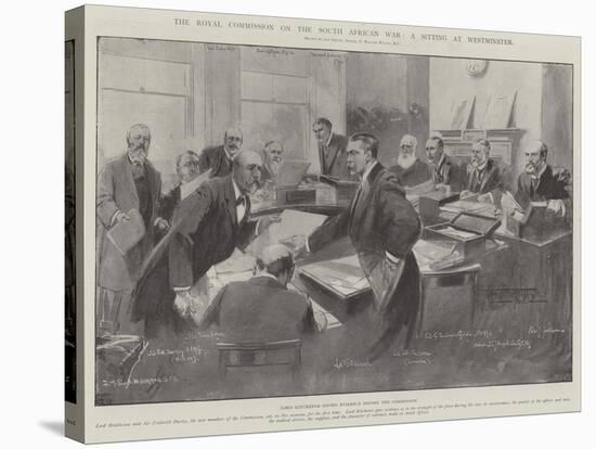 The Royal Commission on the South African War, a Sitting at Westminster-Thomas Walter Wilson-Stretched Canvas