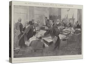 The Royal Commission on the South African War, a Sitting at Westminster-Thomas Walter Wilson-Stretched Canvas