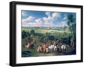 The Royal Cortege-Adam Frans van der Meulen-Framed Giclee Print