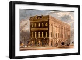 The Royal Couborg Theatre, 1826-Daniel Havell-Framed Giclee Print
