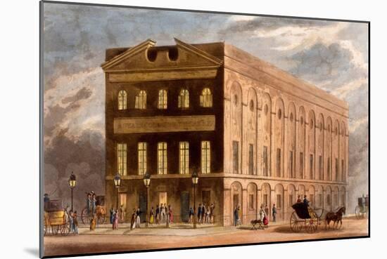 The Royal Couborg Theatre, 1826-Daniel Havell-Mounted Giclee Print