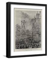 The Royal Couple's First Appearance in Public after the Ceremony-Joseph Nash-Framed Giclee Print
