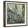 The Royal Courts of Justice, London-Susan Brown-Framed Giclee Print