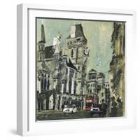 The Royal Courts of Justice, London-Susan Brown-Framed Giclee Print