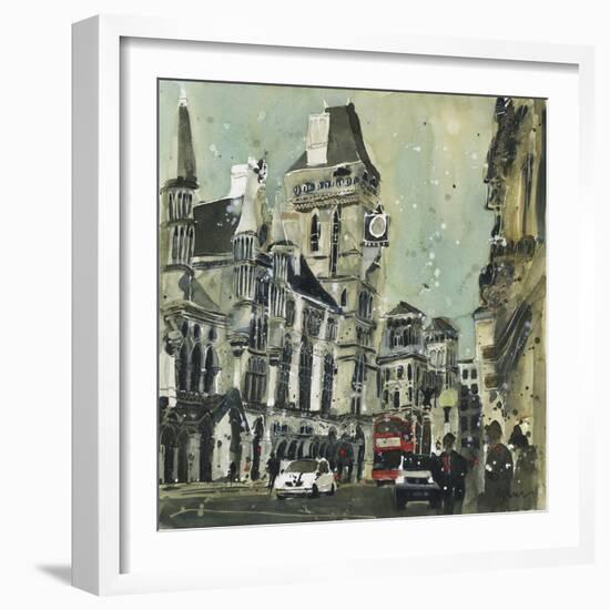 The Royal Courts of Justice, London-Susan Brown-Framed Giclee Print