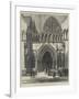 The Royal Courts of Justice, the Principal Entrance from the Strand-Frank Watkins-Framed Giclee Print