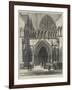 The Royal Courts of Justice, the Principal Entrance from the Strand-Frank Watkins-Framed Giclee Print