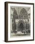 The Royal Courts of Justice, the Principal Entrance from the Strand-Frank Watkins-Framed Giclee Print