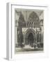 The Royal Courts of Justice, the Principal Entrance from the Strand-Frank Watkins-Framed Giclee Print