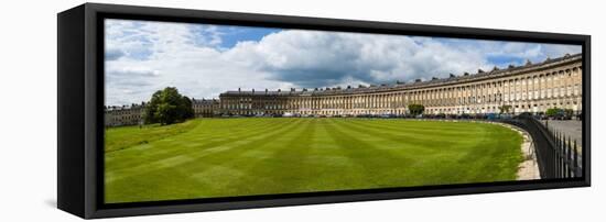 The Royal Crescent, Bath, Avon and Somerset, England, United Kingdom, Europe-Matthew Williams-Ellis-Framed Stretched Canvas