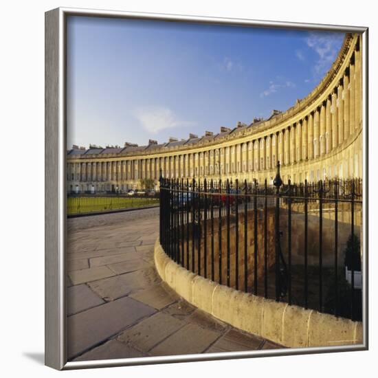 The Royal Crescent, Bath, Avon & Somerset, England-Roy Rainford-Framed Photographic Print