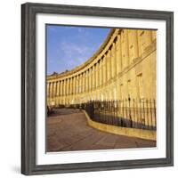 The Royal Crescent, Bath, Avon & Somerset, England-Roy Rainford-Framed Photographic Print