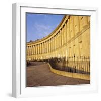 The Royal Crescent, Bath, Avon & Somerset, England-Roy Rainford-Framed Photographic Print