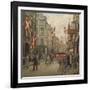 The Royal Danish Lifeguards Marching Through Ostergade, Copenhagen-Paul Gauguin-Framed Giclee Print