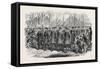 The Royal Drawingroom: Yeomen of the Guard Marching to Buckingham Palace Uk 1869-null-Framed Stretched Canvas