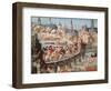 The Royal Entry Festival of Henri II (1519-59) into Rouen, 1st October 1550-French-Framed Giclee Print