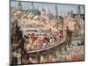 The Royal Entry Festival of Henri II (1519-59) into Rouen, 1st October 1550-French-Mounted Giclee Print