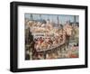 The Royal Entry Festival of Henri II (1519-59) into Rouen, 1st October 1550-French-Framed Premium Giclee Print