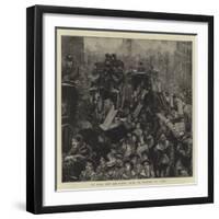 The Royal Entry into London, after the Procession Had Passed-null-Framed Giclee Print