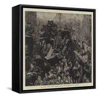 The Royal Entry into London, after the Procession Had Passed-null-Framed Stretched Canvas