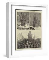 The Royal Entry into London-null-Framed Giclee Print