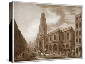The Royal Exchange, City of London, 1788-Francesco Bartolozzi-Stretched Canvas