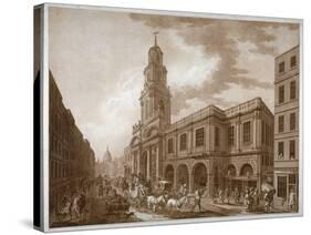 The Royal Exchange, City of London, 1788-Francesco Bartolozzi-Stretched Canvas