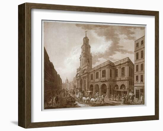 The Royal Exchange, City of London, 1788-Francesco Bartolozzi-Framed Giclee Print