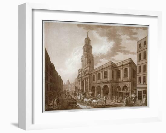 The Royal Exchange, City of London, 1788-Francesco Bartolozzi-Framed Giclee Print