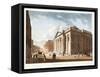 The Royal Exchange, Dublin, 1792-James Malton-Framed Stretched Canvas