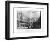 The Royal Exchange, London, 19th Century-J Woods-Framed Giclee Print