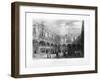 The Royal Exchange, London, 19th Century-J Woods-Framed Giclee Print