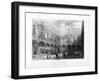 The Royal Exchange, London, 19th Century-J Woods-Framed Giclee Print