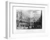 The Royal Exchange, London, 19th Century-J Woods-Framed Giclee Print