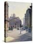 The Royal Exchange-Julian Barrow-Stretched Canvas