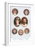 The Royal Family, c1935-W&d Downey-Framed Giclee Print