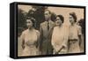 The Royal Family in the Grounds of the Royal Lodge, Winsor, 1946-Lisa Sheridan-Framed Stretched Canvas