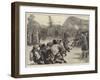 The Royal Family in the Highlands, the Tug of War-Balmoral Against Abergeldie-William Heysham Overend-Framed Giclee Print